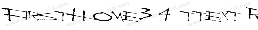 FirstHome34 ttext Re字体转换